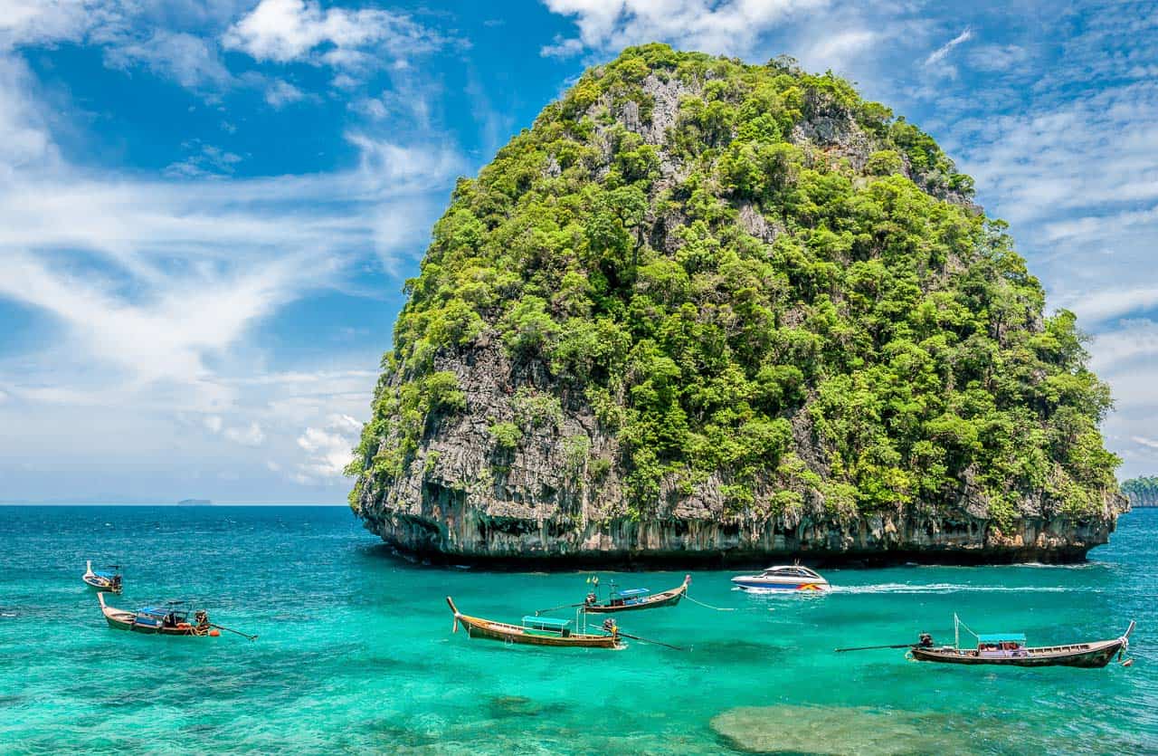 Beautiful uninhabited island in Thailand